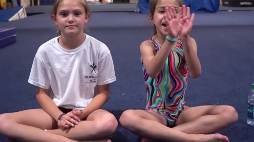 [七个体操女孩]Sariah VS Mollie ABC体操挑战赛| Sariah SGG