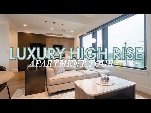 Luxury high rise apartment tour | Midtown Houston, TX | Drewery Place
