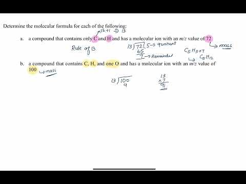 Mass Spectrometry Part 10 - Rule of 13