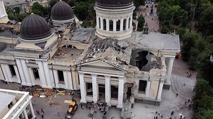 Video shows the damage to historic Ukrainian cathedral after Russian strikes | CNN