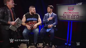 241K views · 470 shares | The Survivor Series Social Media Lounge is NOW The Kevin Owens Show (with Chris Jericho) on WWE Network. | WWE | Facebook