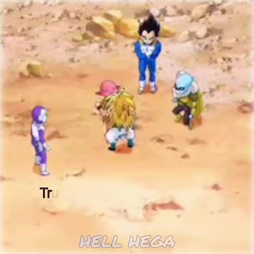 trunks vs duplicate vegeta fight in trunks powar #anime #dbz