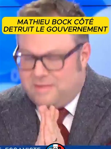 MATHIEU BOCK CÔTÉ DETRUIT LE GOUVERNEMENT #rn #cnews #groenland
