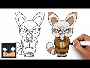 How to Draw Master Shifu | Kung Fu Panda - Videos For Kids