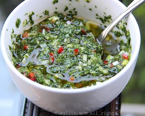 Traditional chimichurri sauce - Laylita's Recipes