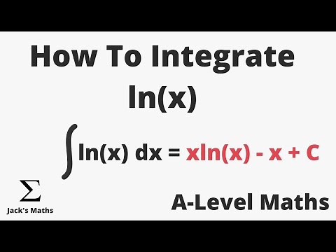 How to Integrate lnx | A-Level Maths