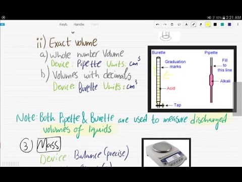 IGCSE- Chemistry-Chapter#2,Part 1-Experimental Techniques