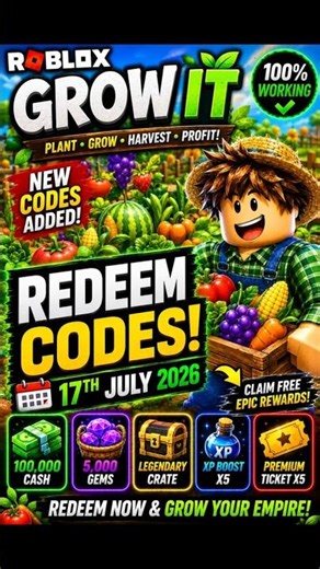 Roblox Grow It RNG Codes | Grow It RNG Redeem Codes