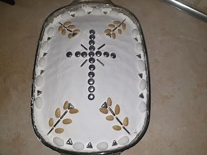 στάρι κολιβα και στολισμός δίσκου για μνημόσυνο η ψυχοσαββατο