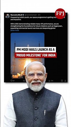 ISRO Launches BlueBird Block-2 | India’s Heaviest LEO Satellite Powers 5G from Space