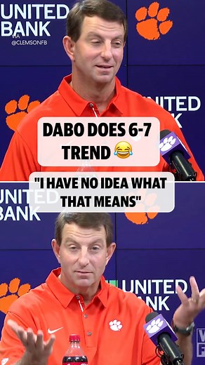 54K views · 159 reactions | Reporter gives Dabo the perfect setup when asking how six vs seven wins impacts Clemson's bowl destination  | Yahoo Sports | Facebook