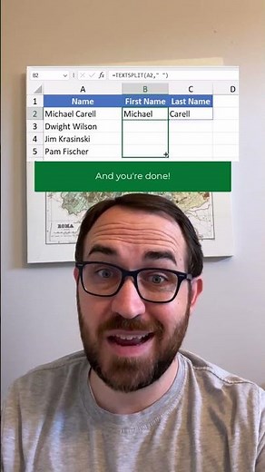 Stop using text to columns in Excel. This is better