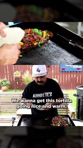 My favorite way to cook FAJITAS without a fire 🔥 plus a delicious salsa from the store Salsa El Gallo #bbq #barbecue #barbeque #grill #grilled #grilling #fajitas #carneasada #texas #salsa #salsaroja #mexicanrecipes #beef | ArnieTex