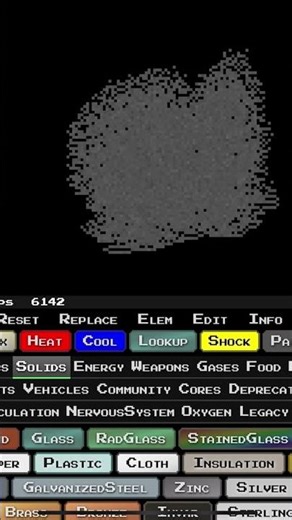 How to make saturns rings in sandboxels! #sandboxels #rings #saturn #solarsystem