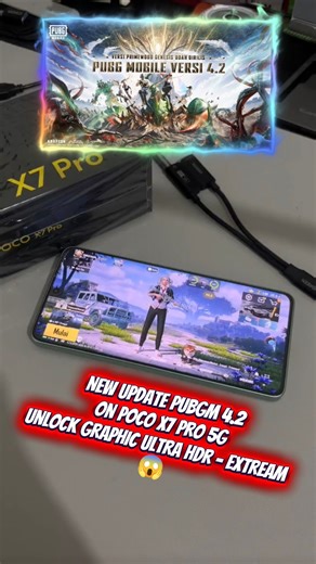 GOKIL TEMBUS ULTRA HDR di HP POCO X7 PRO untuk PUBG Mobile