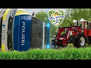 True Farming 2 #76 - Die POLIZEI in NOT: Steyr Traktor im Rettungseinsatz - Farming Simulator 22