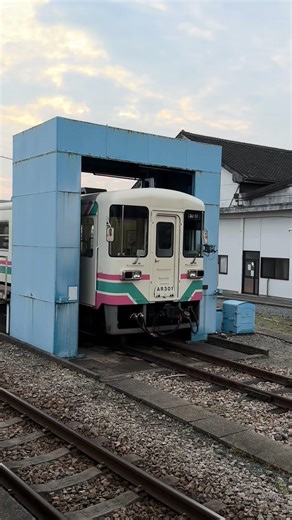 甘木鉄道・甘木駅にて