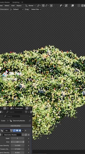 Blender Grassy Meadow Generator🌿 FREE Assets & Full tutorial in bio #procedural #blender3d #tutorial #3d #assets #3denvironment #3drender #proceduralart #nature