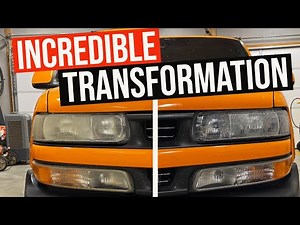 an EASY DIY headlight restoration that will ACTUALLY LAST