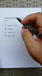 Which is equivalent to the given algebraic expression? #mathematician #calculus #algebra #mathproblems #engineering #mathisfun #mathematicians #GCSE #math #maths #mathematics #mathreview #mathtricks #mathtrick #mathstricks #mathtutorials #basicmath #fbreels #mathhack #mathtutorial #MathEducation #CSE #mathtutor #mathshorts #mathematical #mathtutoring #mathstudent #mathstudents #mathsteacher #MathChallenge | Dennis E. Albiso | Facebook