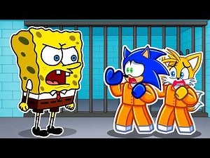 Escape SPONGEBOB'S PRISON RUN In Roblox!