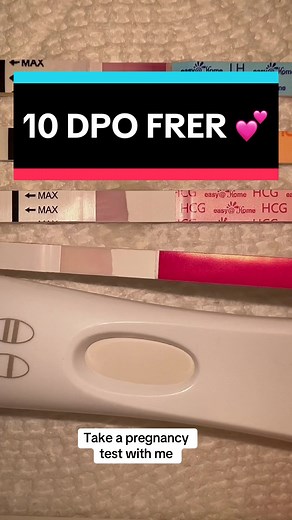 10 DPO FRER Pregnancy Test: Dipping & Results 💕