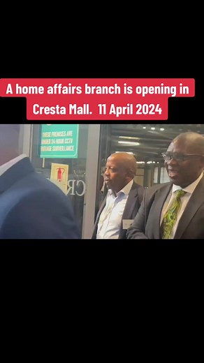New Home Affairs Branch Opening in Cresta Mall, South Africa