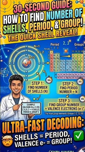 “Number of Shells = Period 🤯 Learn This Trick!”