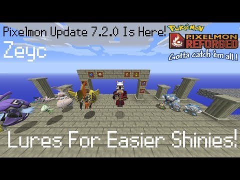Pixelmon Update 7.2.0 Is Here! Lures For Easier Shinies!