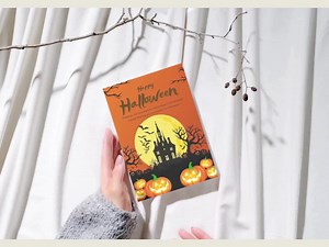 Halloween Card Pack: 9 Printable Spooky Party Invitations (digital Download) - Etsy