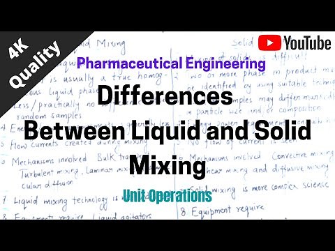 Difference Between Liquid and Solid Mixing