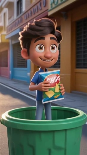 Dustbin Disappears When You Need It 🤡🇮🇳 | Clean India Habit #1