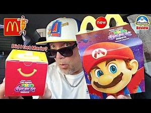 McDonald's® Super Mario Galaxy Happy Meal Review! 🌌🙂 | What Toy Did I Get? | theendorsement