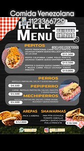 Buenas tardes le ofrecemos comida venezolana Pepitos Shawarma Perros calientes Tequeños Picada venezolana Hamburguesa Con delivery gratis por la zona sin costo 1123366729📱 | Del Viso es de Todos