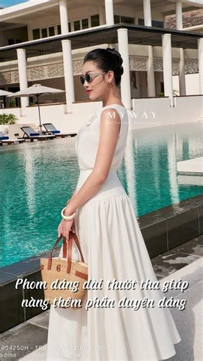 Blush White Maxi - MY WAY #fashion #effortlesschic #thoitrang