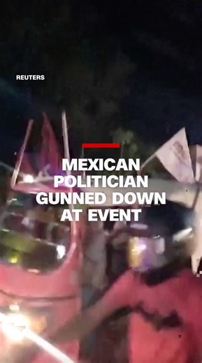 An attack on a political event in Mexico, where a mayoral candidate and three others were killed, is among the latest in an uptick in political violence in the country. Mexican President Claudia Sheinbaum spoke against the violence following the death of the private secretary and an adviser to the mayor of Mexico City earlier this week. https://cnn.it/4jbxkj1 | CNN
