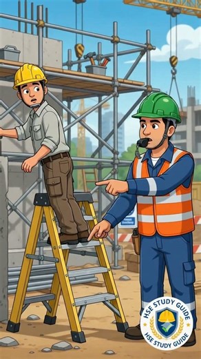 Unsafe Ladder Usage
