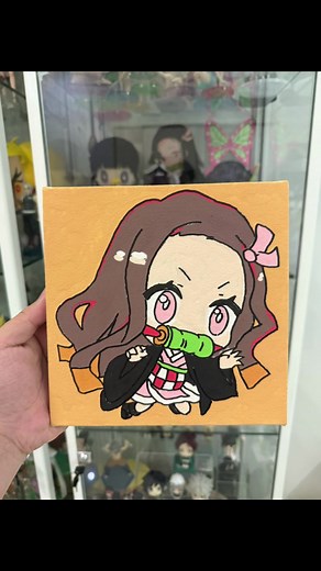 Paint By Number Kamado Nezuko #paintbynumber #demonslayer #kimetsunoyaiba #nezuko #kamadonezuko #nezukokamado