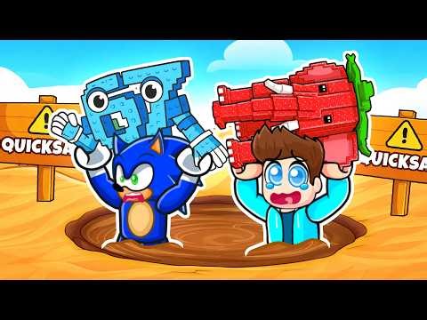 RESCUE BRAINROTS FROM QUICKSAND IN ROBLOX !!