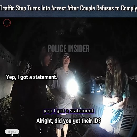 68K views · 891 reactions | Traffic Stop Turns Into Arrest After Couple Refuses to Comply #copwatch #bodycam #dashcam #footage #crime #policeofficer | Mina Roob | Facebook