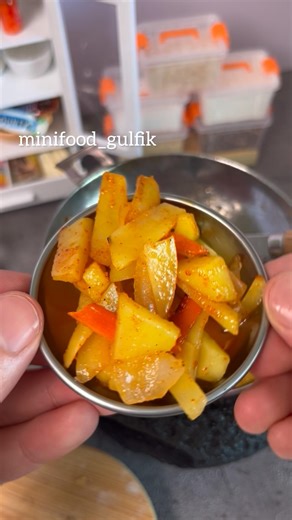Part 2We are going to fry fried potatoes 🥔🔥✨ #miniature #minikitchen #miniaturecooking