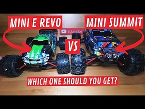Comparing the Traxxas Mini E-Revo vs Summit