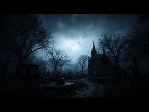 Haunted Graveyard Music | Spooky Halloween Ambiance - Creepy Cemetary Soundtrack