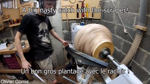 Understading A Woodturning Catch In SLOW MOTION