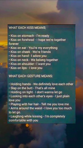 Understanding Romantic Kisses and Their Meanings