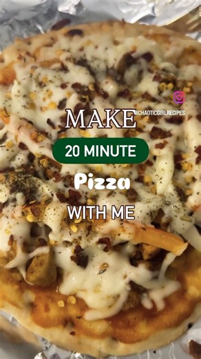 20 minute Pizza recipe . #canada #food #canadadiaries #whatieatinaday #canadianstyle #torontolife
