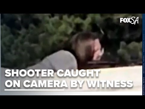Witness captures chilling footage of gunman aiming at Trump rally