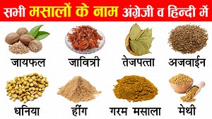 All Spices Names in English and Hindi With Pictures PDF Free Download - Englishji.in