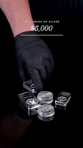 $5000+ stack of silver!