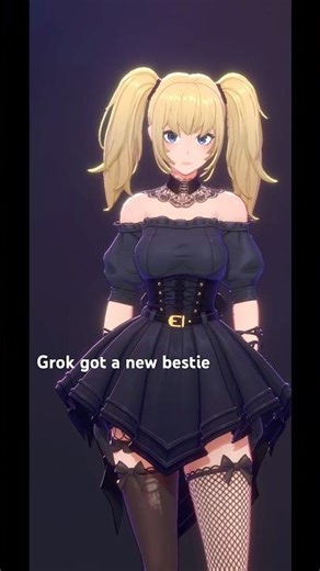 Grok got a new bestie #ani #grok #grok4